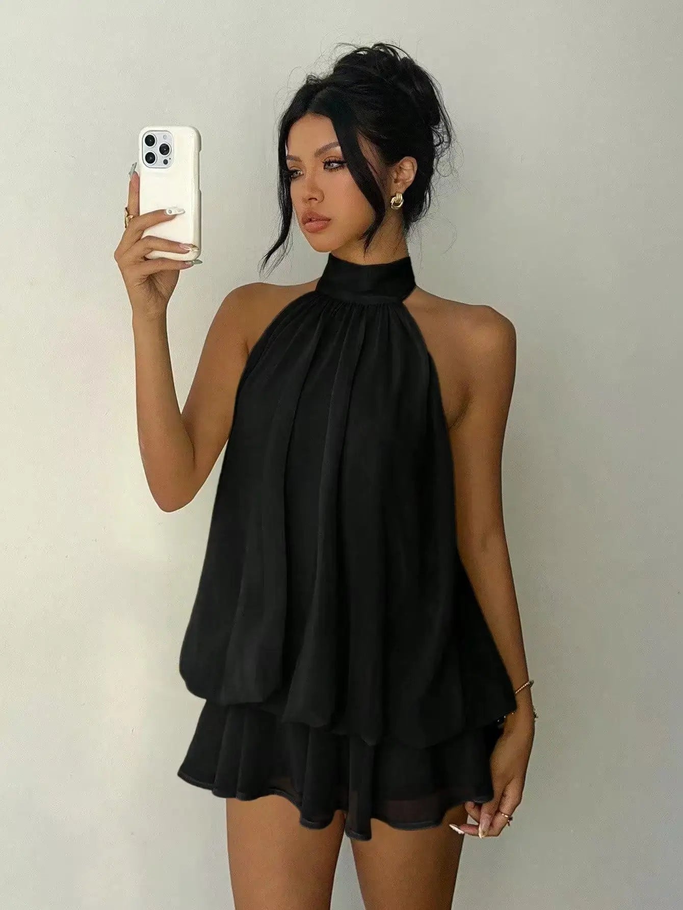 Vestidos Casuales para Mujer, Ropa Femenina Elegante para Fiesta, Vestido de Playa de Color Sólido, Ajustado, Sexy, con Espalda Descubierta
