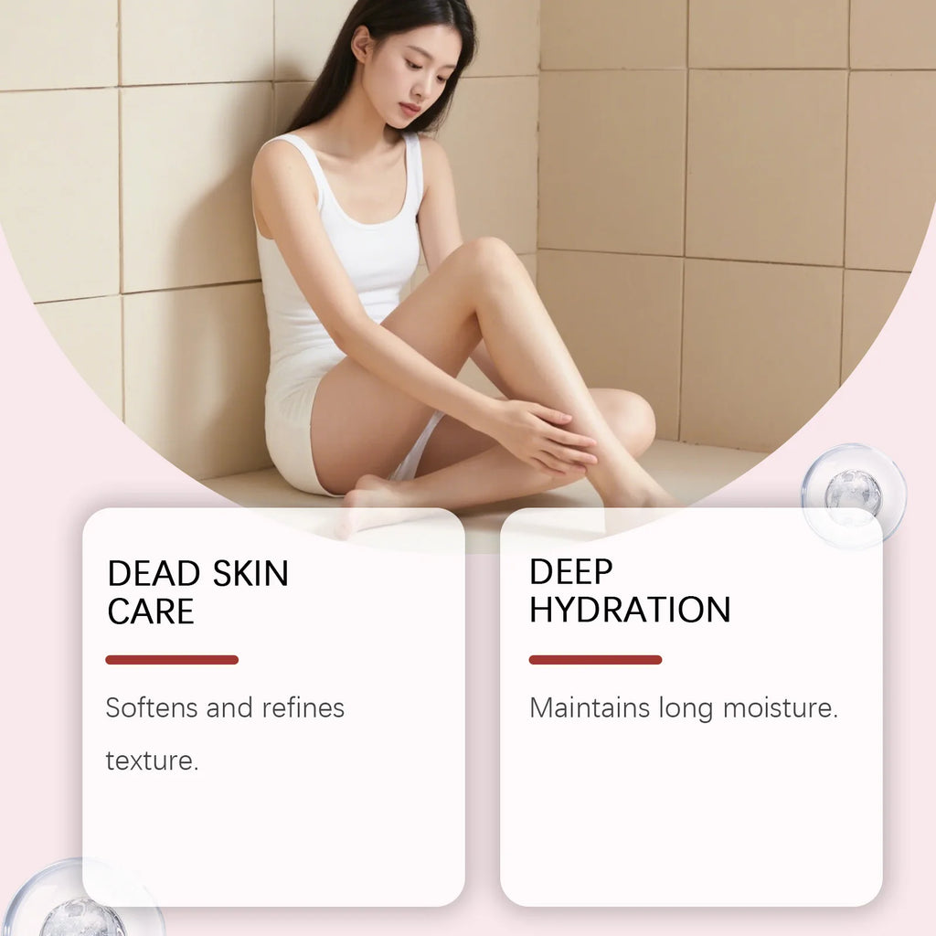 Crema exfoliante corporal de fresa Sakura, exfoliante de limpieza profunda para una piel suave y brillante, eliminación de piel muerta, hidratante