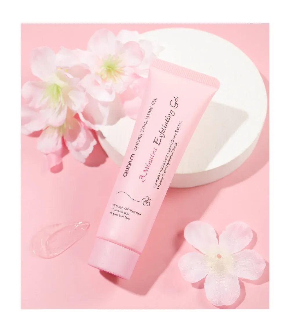 Sakura exfoliante Gel exfoliante exfoliante Facial hidratante nutritivo reparación exfoliantes crema Facial belleza cuidado de la piel 30g/50g