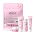 Sakura-juegos y kits para el cuidado de la piel con limpiador, suero, crema para ojos, crema de esencia, productos de belleza para mujeres, juegos de regalo, Kit de viaje de rutina