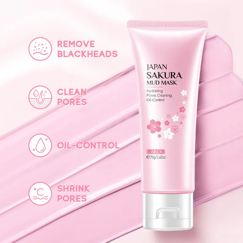 Kit de productos faciales Sakura, 9 Uds., juego de cuidado de la piel, limpiador Facial, crema Facial, protector solar, máscara Facial, crema para ojos, producto coreano para el cuidado de la piel