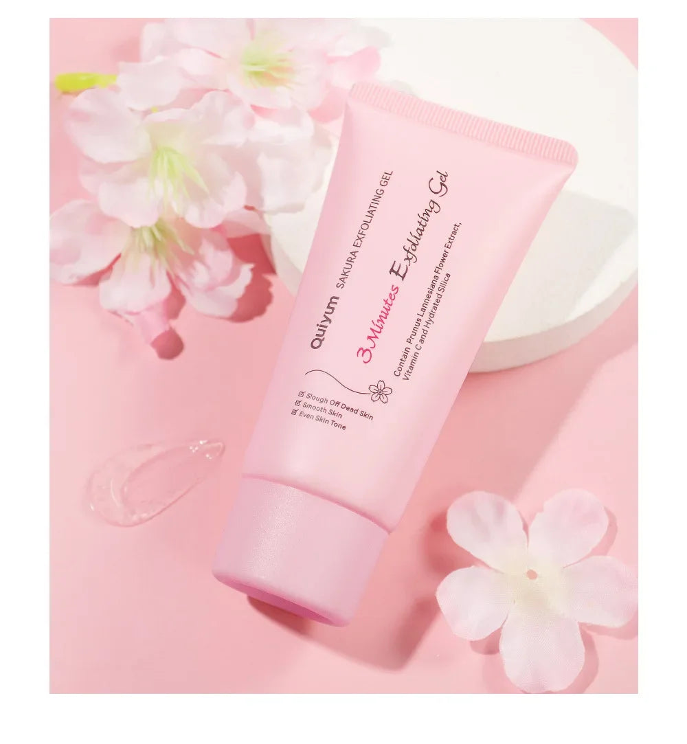 Sakura exfoliante Gel exfoliante exfoliante Facial hidratante nutritivo reparación exfoliantes crema Facial belleza cuidado de la piel 30g/50g