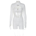 Monos sexys para Mujer, Body de verano, Ropa blanca y negra, ropa de calle Y2k, trajes de cumpleaños, peleles, monos, Ropa de Mujer 2023