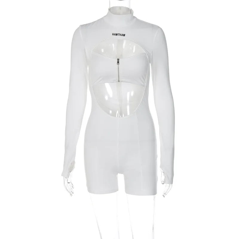 Monos sexys para Mujer, Body de verano, Ropa blanca y negra, ropa de calle Y2k, trajes de cumpleaños, peleles, monos, Ropa de Mujer 2023