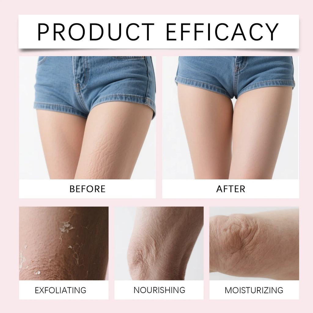 Crema exfoliante corporal de fresa Sakura, exfoliante de limpieza profunda para una piel suave y brillante, eliminación de piel muerta, hidratante