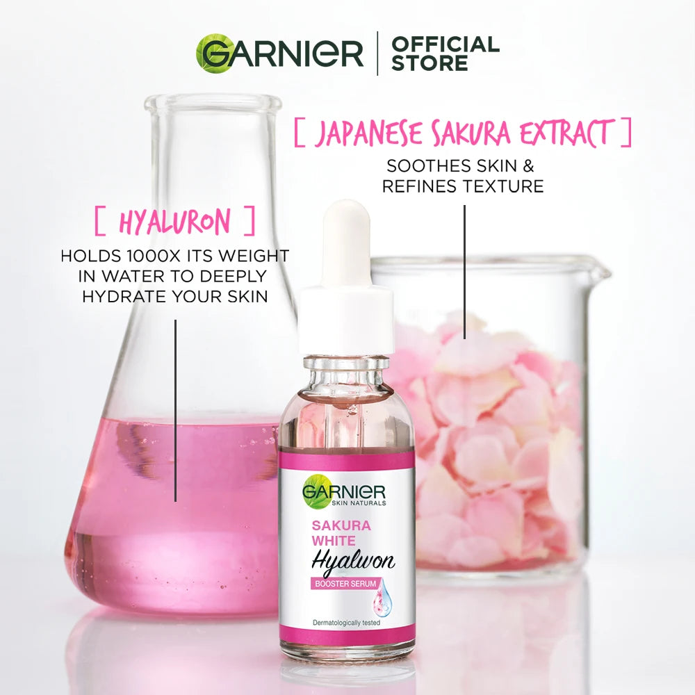 Sakura esencia para el rostro mejora la elasticidad de la piel esencia de rejuvenecimiento Natural nutre esencia crema hidratante Facial 30ml